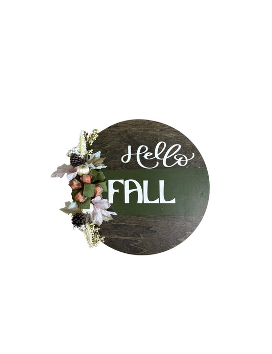 Hello Fall Wooden Wall Decor