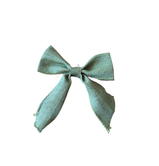 Army Green Ribbon Bow