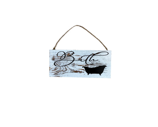 Bath Wooden Wall Decor