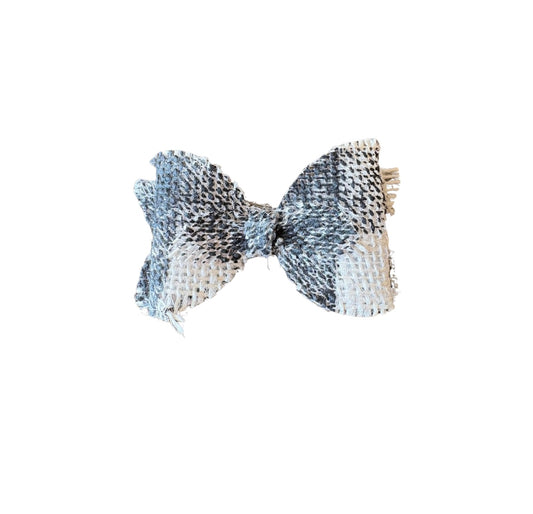 Fall Farmhouse Double Stack Ribbon Bow