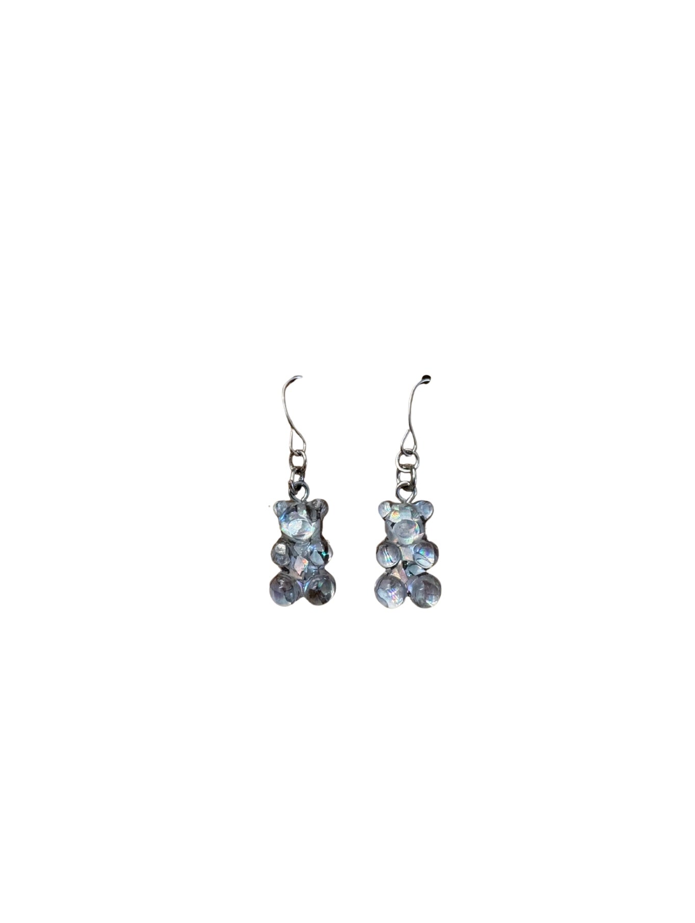 Clear Gummy Bear Earrings
