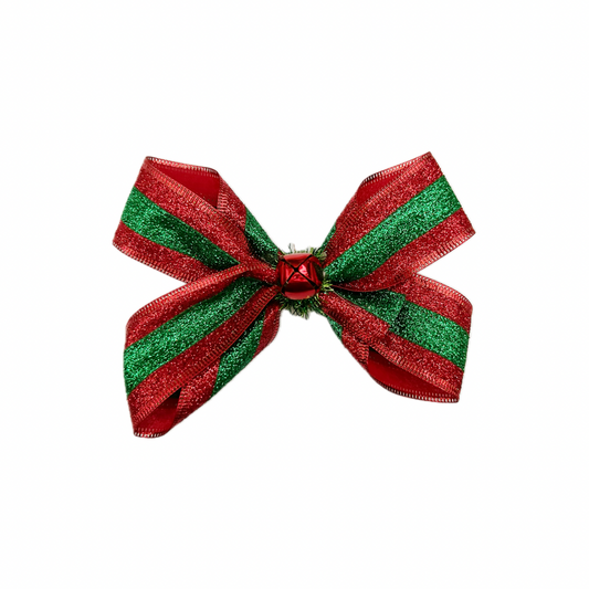 Jingle Bell Ribbon Bow