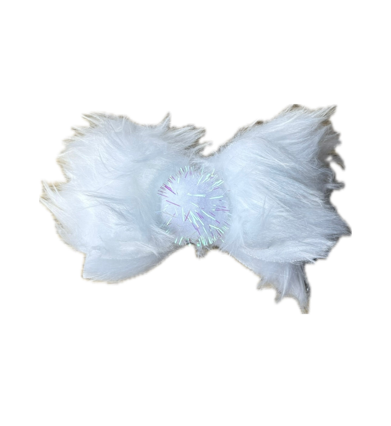 Bunny Fur Double Stack Bow|Headband