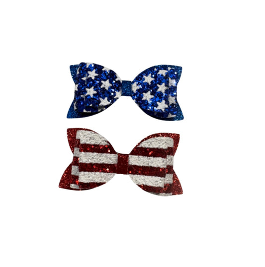 Stars & Stripes Faux Leather Piggy Set