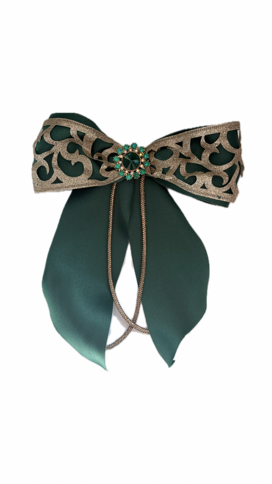 Emerald Green Ribbon Bow