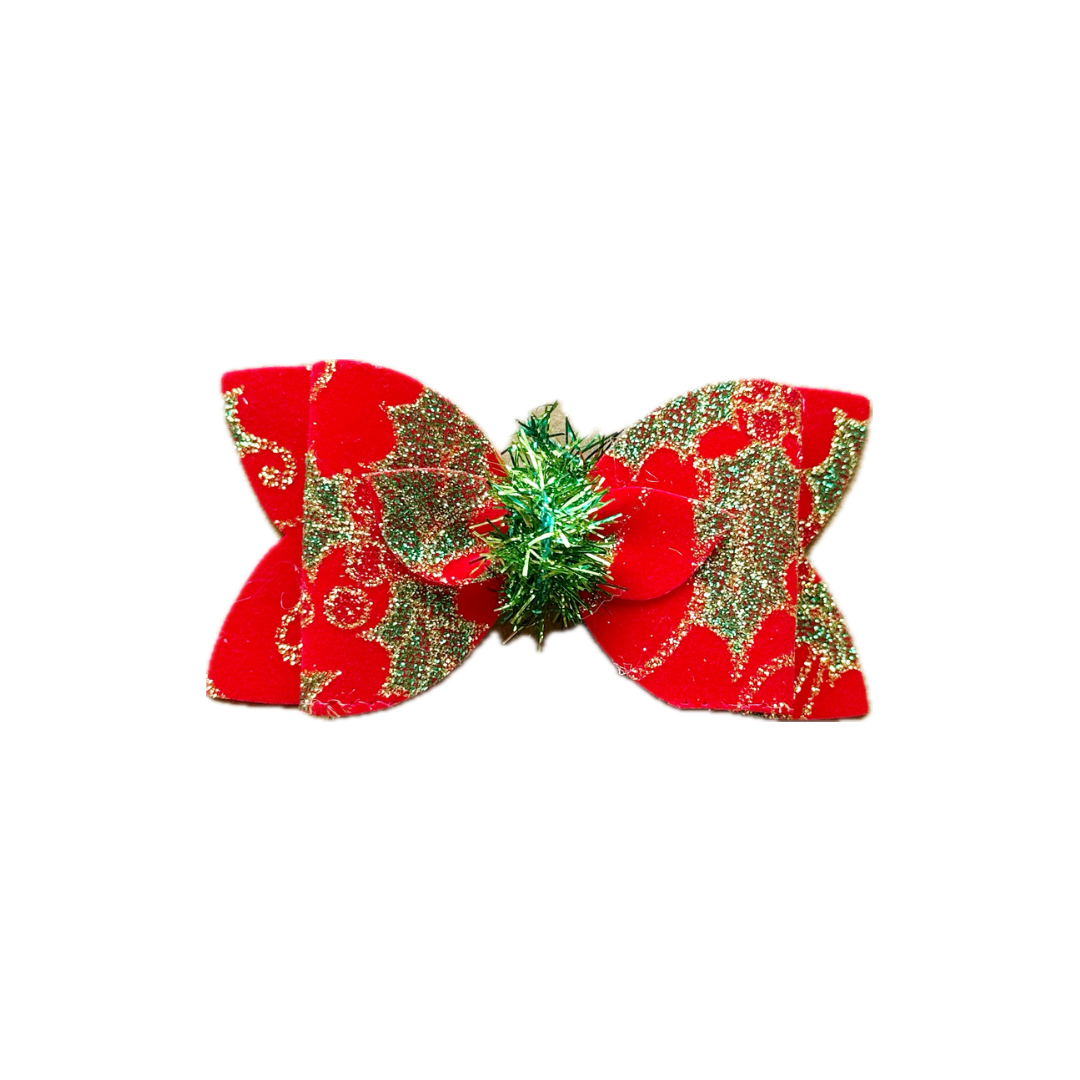 Merry Christmas Ribbon Bow|Headband